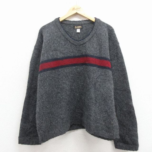 ジェリー 90s 長袖セーター グレー XL | 古着