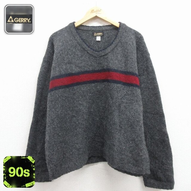 ジェリー 90s 長袖セーター グレー XL | 古着