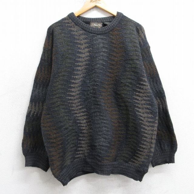 90s 長袖セーター グレー M | 古着