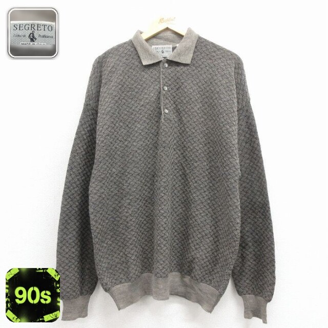 90s 長袖セーター グレー XL | 古着