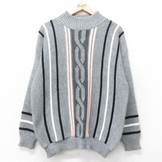 90s 長袖セーター グレー M | 古着