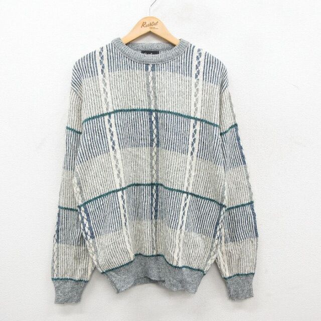90s 長袖セーター グレー L | 古着