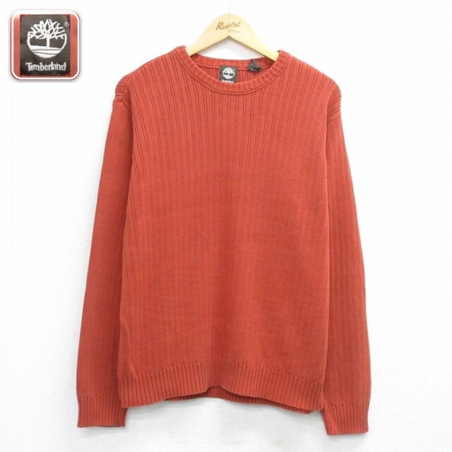 【50%OFF】ティンバーランド 長袖セーター オレンジ L | 古着