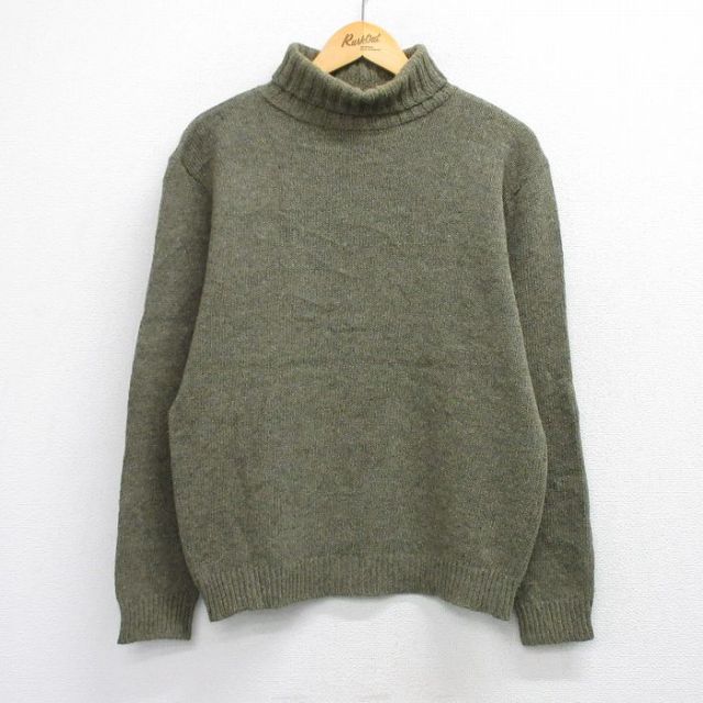 70s 長袖セーター グリーン M | 古着