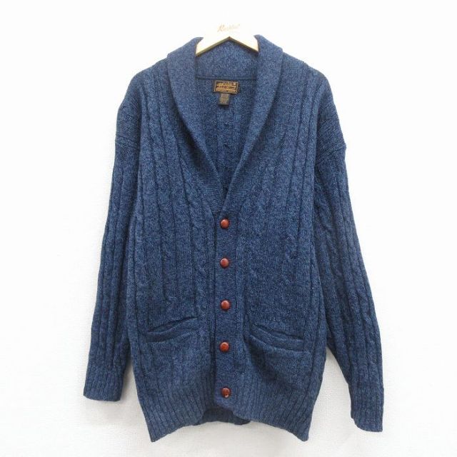 トップス バブアー Barbour ケーブル ニット ショールカラー