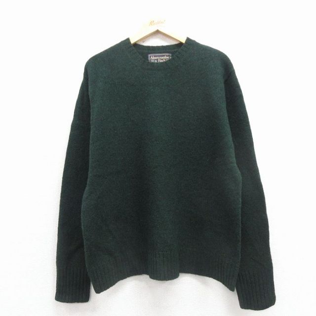 【20%OFF】アバクロンビー 00s 長袖セーター グリーン L | 古着
