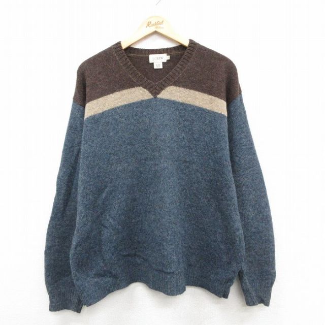 【20%OFF】ジェイクルー 長袖セーター ネイビー XL | 古着