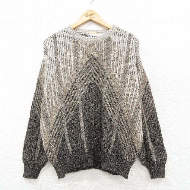 【20%OFF】ロンドンフォグ 90s 長袖セーター ベージュ L | 古着