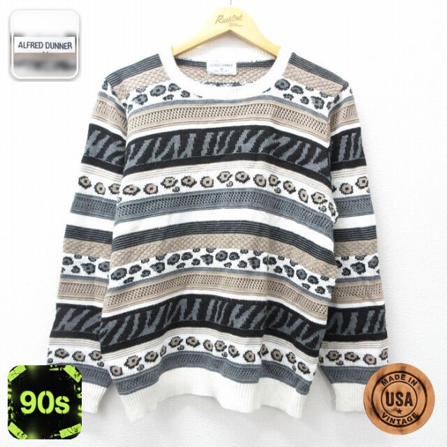 【50%OFF】90s 長袖セーター ブラック M | 古着