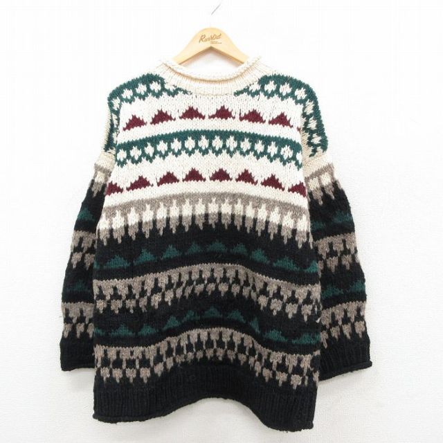【20%OFF】90s 長袖セーター ブラック L | 古着