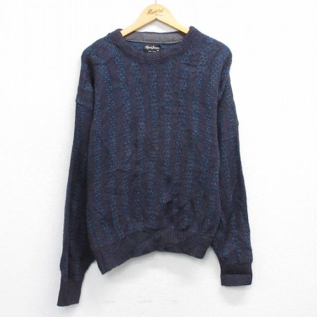 【20%OFF】90s 長袖セーター パープル L | 古着