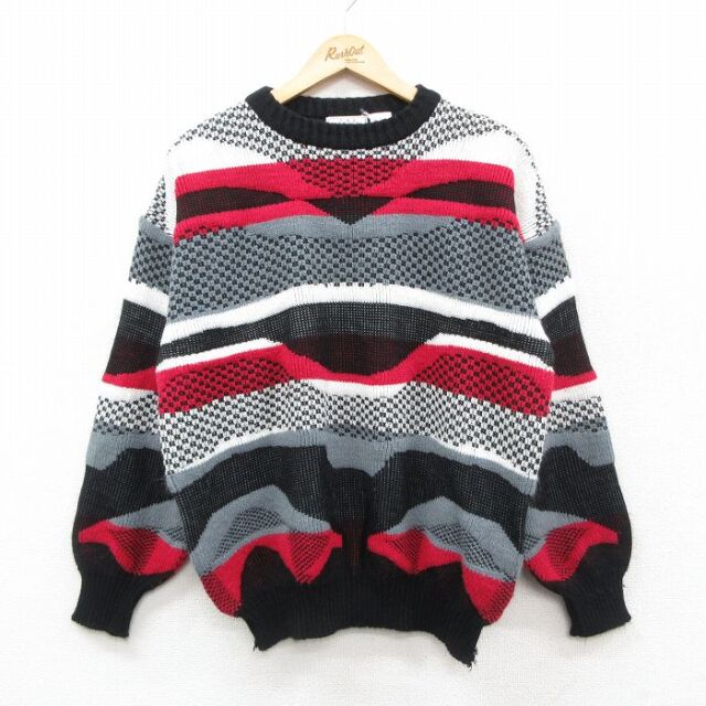 【20%OFF】シアーズ 90s 長袖セーター ブラック L | 古着
