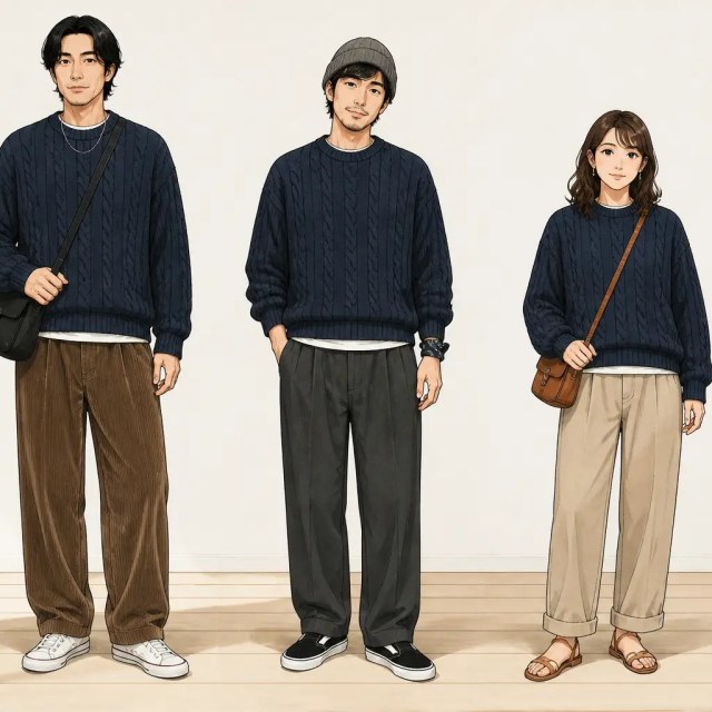 古着通販 XL☆古着 エルエルビーン 長袖 ケーブル セーター メンズ 00