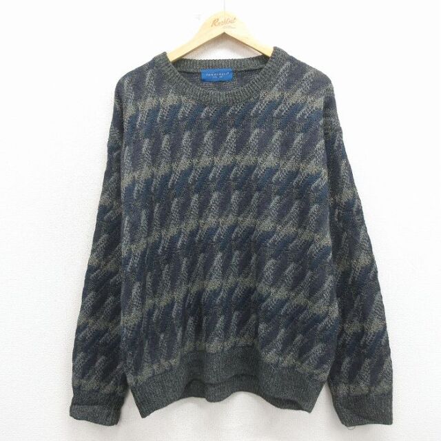 タウンクラフト 長袖セーター ネイビー XL | 古着