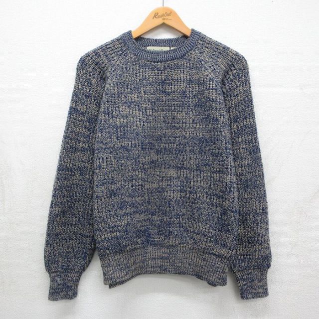 古着通販 XL☆古着 EMS 長袖 ハーフジップ セーター メンズ 90年代 90s