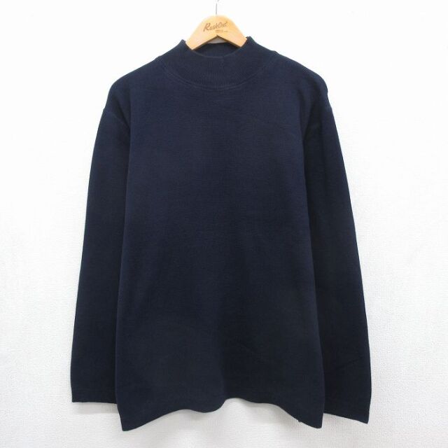 XL/古着 ラルフローレン 長袖 ブランド ケーブル セーター メンズ 90年代 90s 大きいサイズ ウール ショールカラー デッドストック 薄紺【spe】 25dec22 古着通販 XL☆古着 ラルフローレン 長袖 ブランド ケーブル セーター