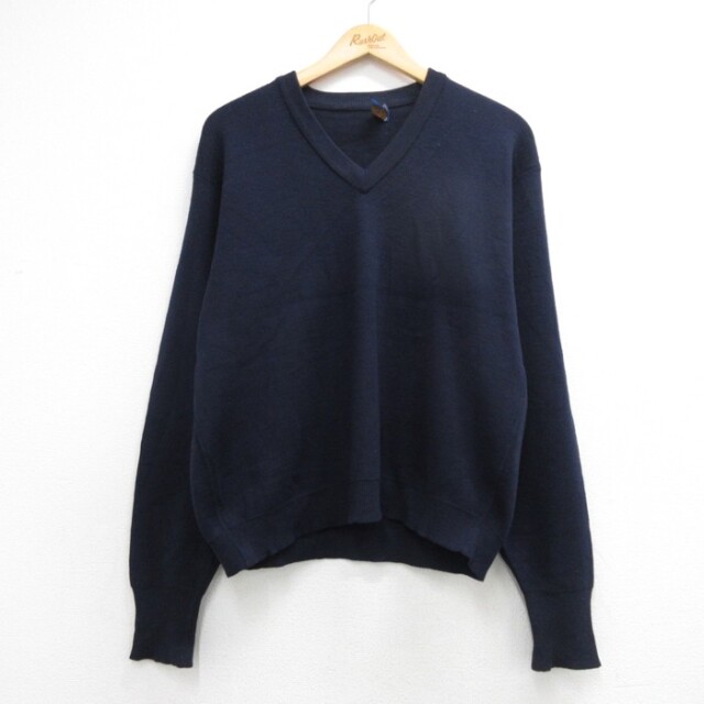 ペンドルトン 70s 長袖セーター ネイビー メンズL相当 | 古着
