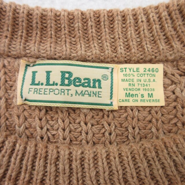 古着通販 L☆古着 L.L.Bean エルエルビーン 長袖 セーター メンズ 80