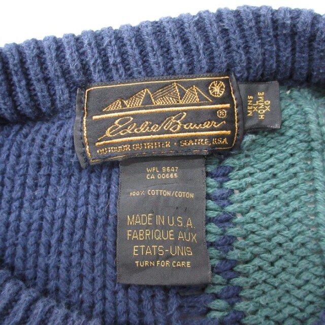 古着通販 XL☆古着 Eddie Bauer エディーバウアー 長袖 セーター