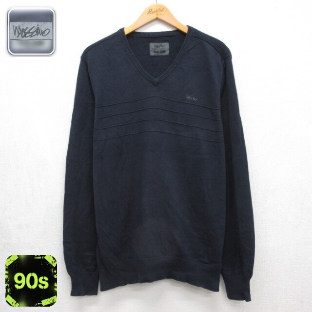 Mossimo 長袖セーター ネイビー メンズL相当 | 古着