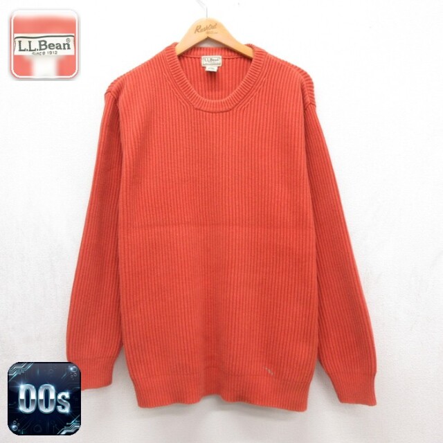 エルエルビーン 00s 長袖セーター オレンジ メンズXL相当 | 古着