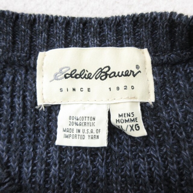 古着通販 XL☆古着 Eddie Bauer エディーバウアー 長袖 セーター