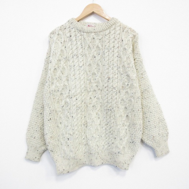 【20%OFF】長袖セーター ラグラン ベージュ L | 古着