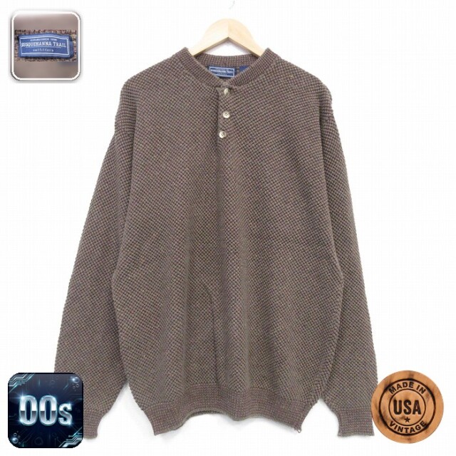 【50%OFF】00s 長袖セーター ブラウン XL | 古着
