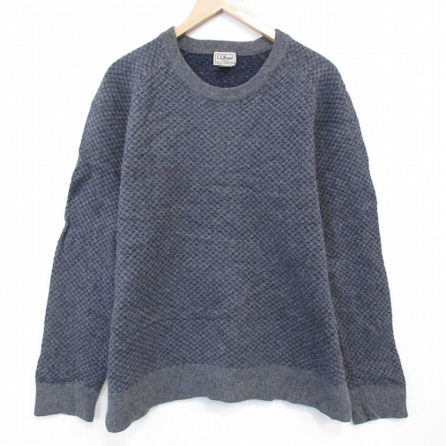 【20%OFF】エルエルビーン 00s 長袖セーター グレー XL | 古着