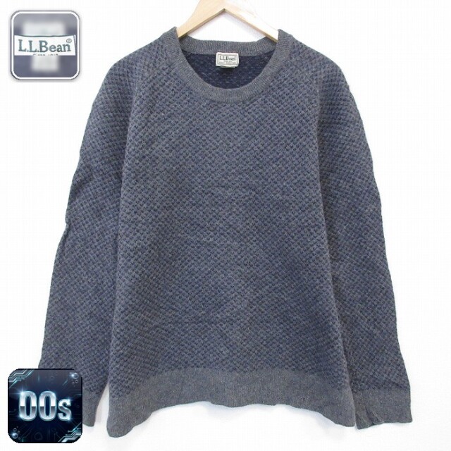 【50%OFF】エルエルビーン 00s 長袖セーター グレー XL | 古着