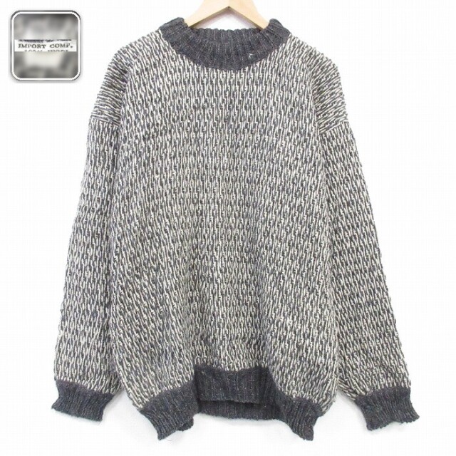 長袖セーター グレー L | 古着