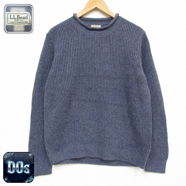 エルエルビーン 00s 長袖セーター ロールネック ネイビー メンズL相当 | 古着