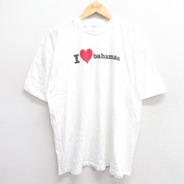 半袖Tシャツ バハマ ホワイト XL | 古着