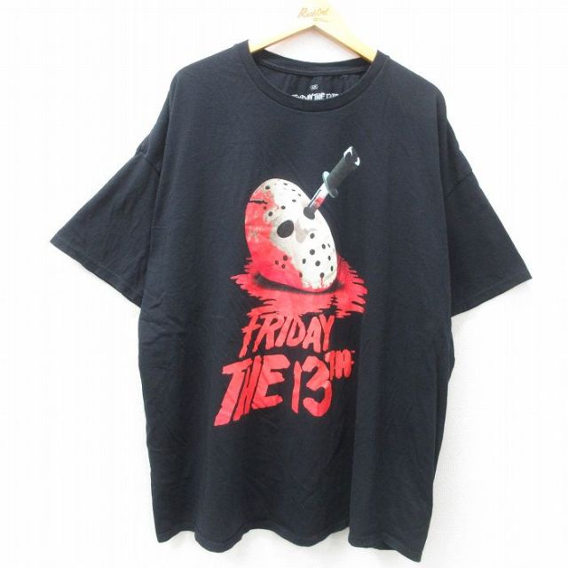 古着通販 XL☆古着 半袖 Tシャツ メンズ 映画 13日の金曜日