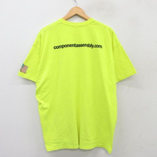 半袖Tシャツ COMPONENT ASSEMBLY イエロー XL | 古着