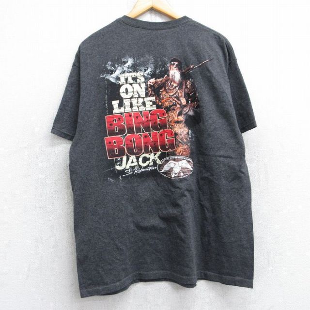 ダックダイナスティ 半袖Tシャツ サイロバートソン グレー XL | 古着