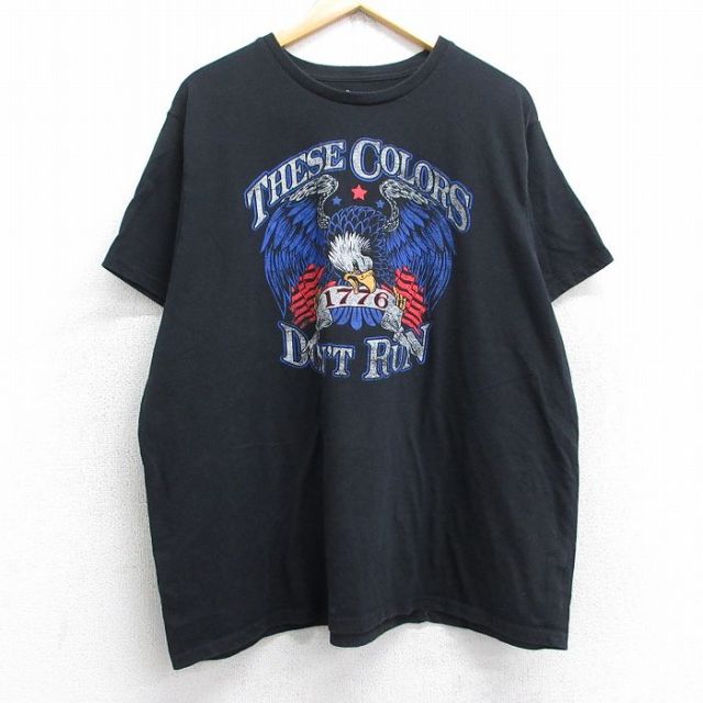 半袖Tシャツ 鳥 ブラック XL | 古着