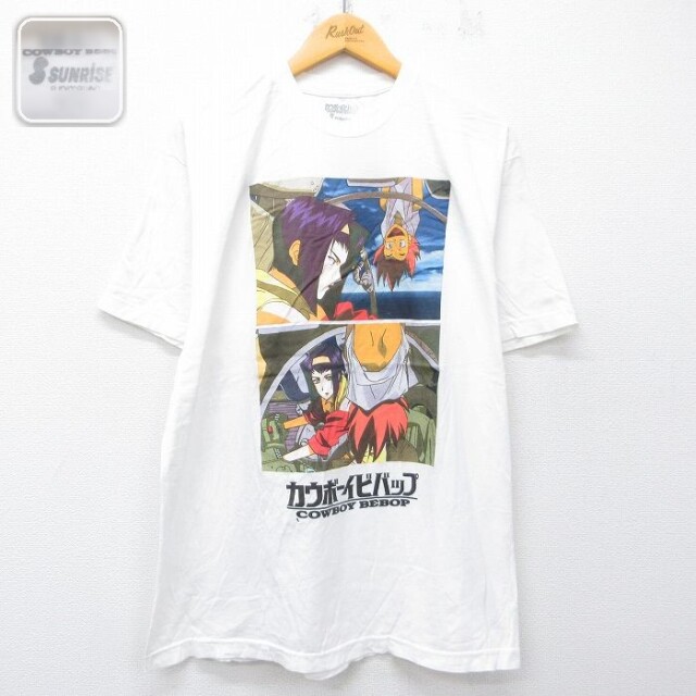 【20%OFF】半袖Tシャツ カウボーイビバップ ホワイト XL | 古着