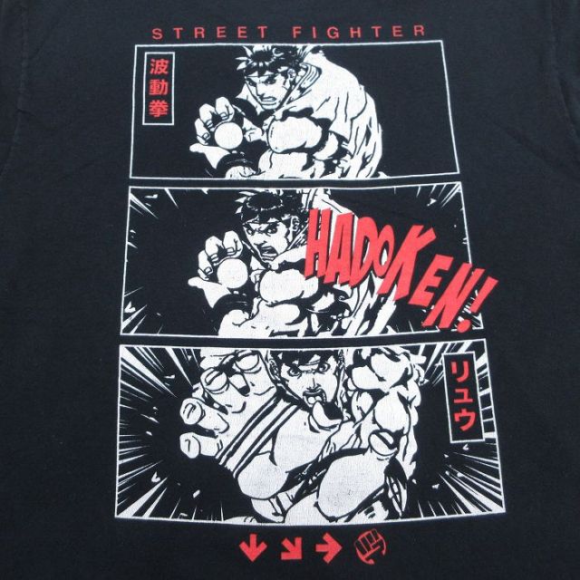 古着通販 XL☆古着 半袖 Tシャツ メンズ ゲーム ストリートファイター