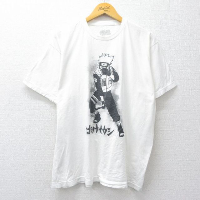 半袖Tシャツ はたけカカシ ホワイト XL | 古着