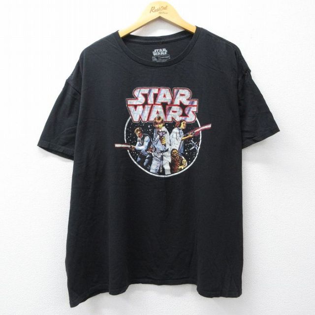 スターウォーズ 半袖Tシャツ ブラック メンズXL相当 | 古着