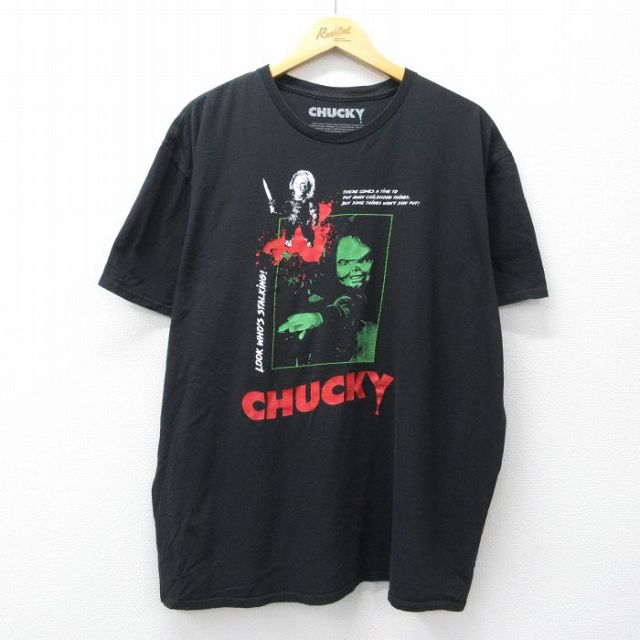 半袖Tシャツ 映画 ブラック メンズXL相当 | 古着