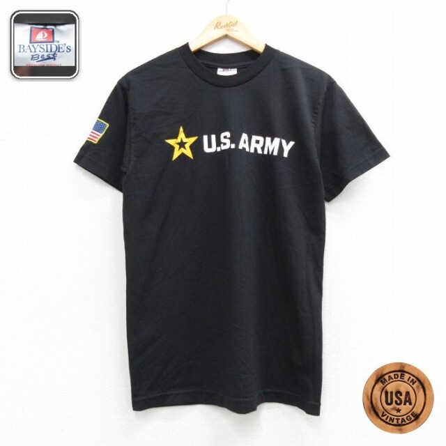 【20%OFF】半袖Tシャツ USアーミー ブラック メンズM相当 | 古着