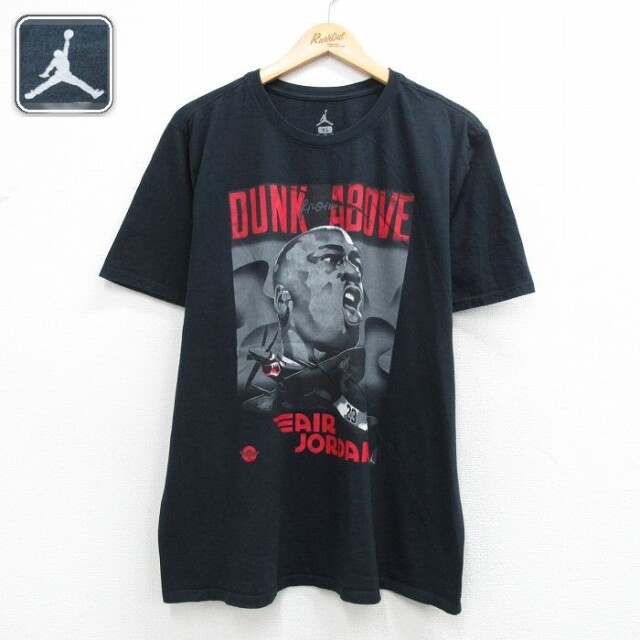 【20%OFF】半袖Tシャツ マイケルジョーダン ブラック メンズXL相当 | 古着