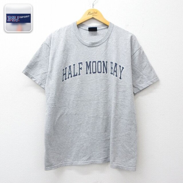 【20%OFF】MVスポーツ 半袖Tシャツ HALF MOON BAY グレー メンズL相当 | 古着