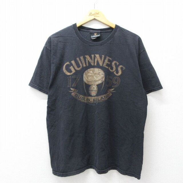 ギネス 半袖Tシャツ ブラック L | 古着