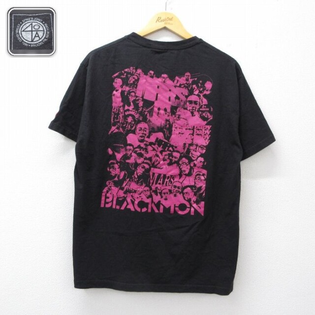 【20%OFF】半袖Tシャツ マーズブラックモン ブラック メンズL相当 | 古着