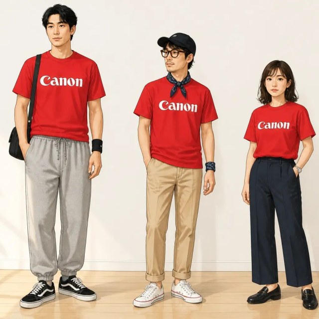 古着通販 L☆古着 半袖 Tシャツ メンズ キャノン Canon クルーネック