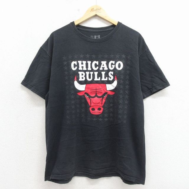 NBA シカゴブルズ デックローズ 1 半袖Tシャツ バスケットボール ブラック XL | 古着