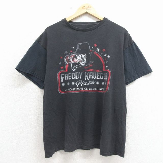 半袖Tシャツ エルム街の悪夢 ブラック XL | 古着
